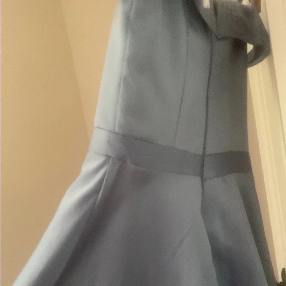 Xscape Women's Off-Shoulder Dress - Light Blue